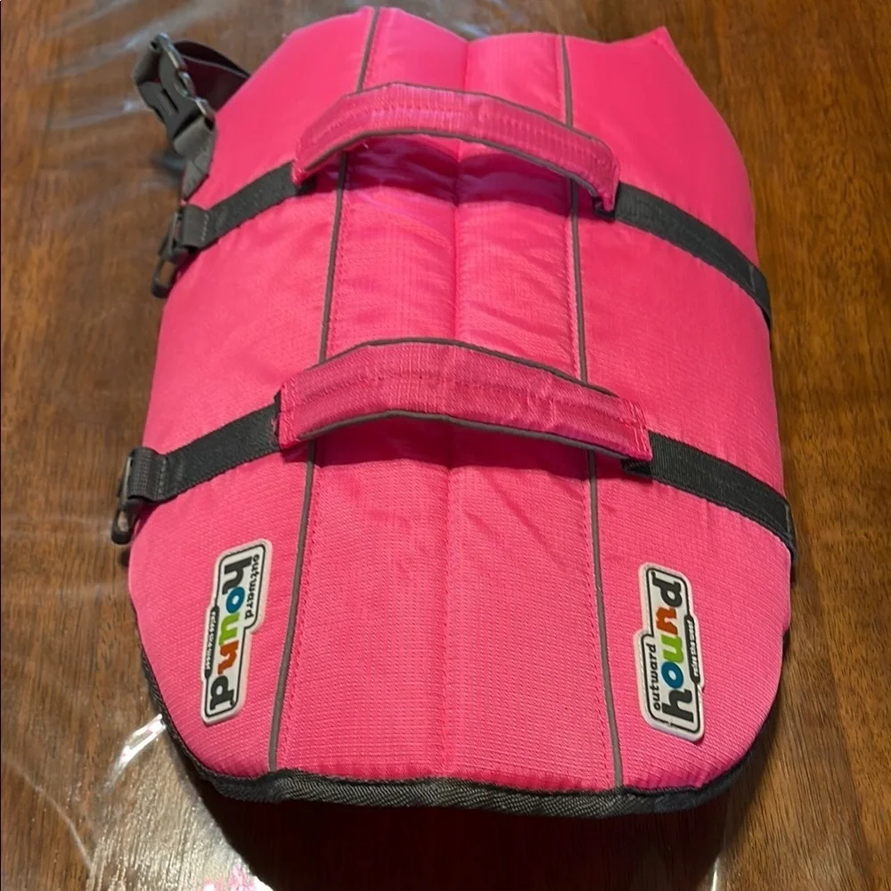 Outward Hound Pink Dog Life Jacket